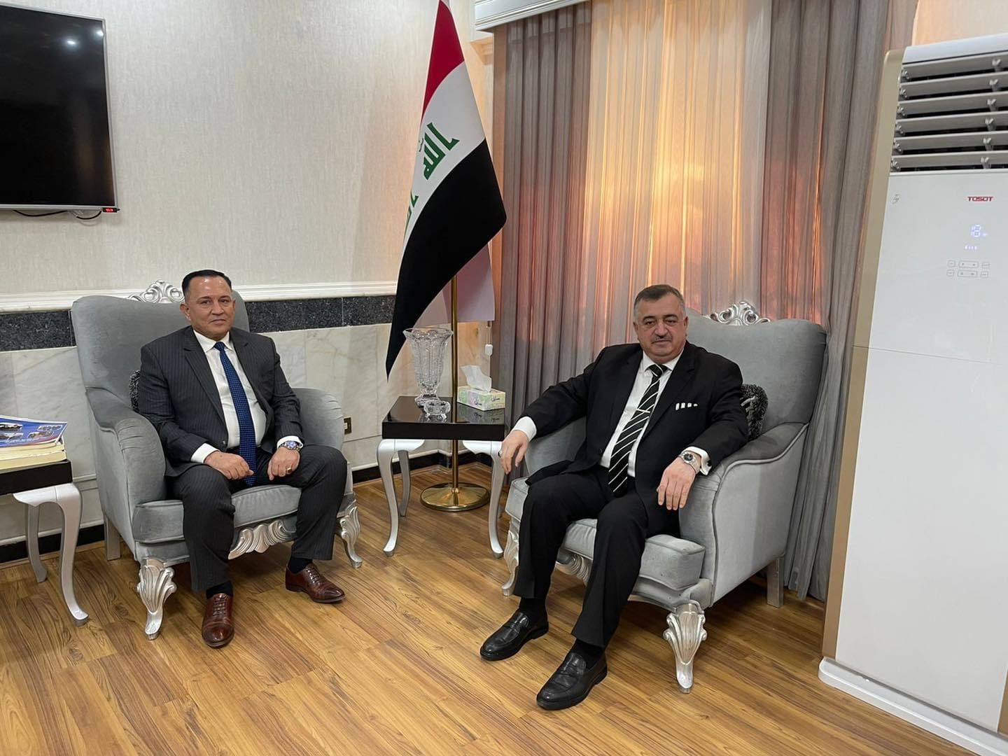 الوكيل البرزنجي يستقبل: سكرتير فخامة رئيس الجمهورية السابق، والمستشار الإقتصادي والمالي لرئيس الوزراء