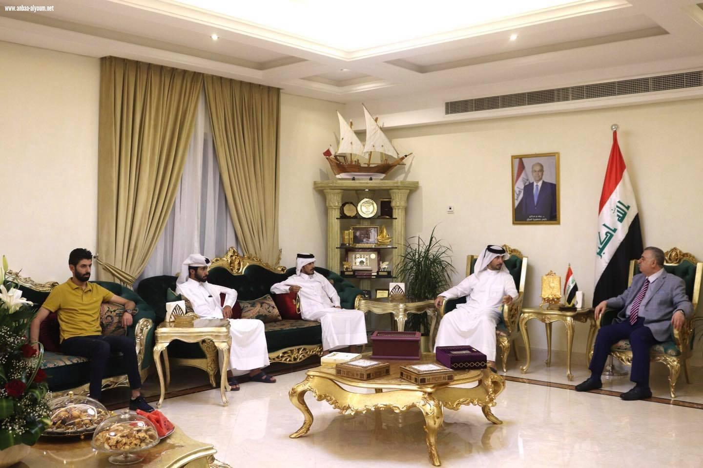 السفير عمر البرزنجي يقيم دعوة عشاء لمجموعة ضيوف من العراقيين والقطريين