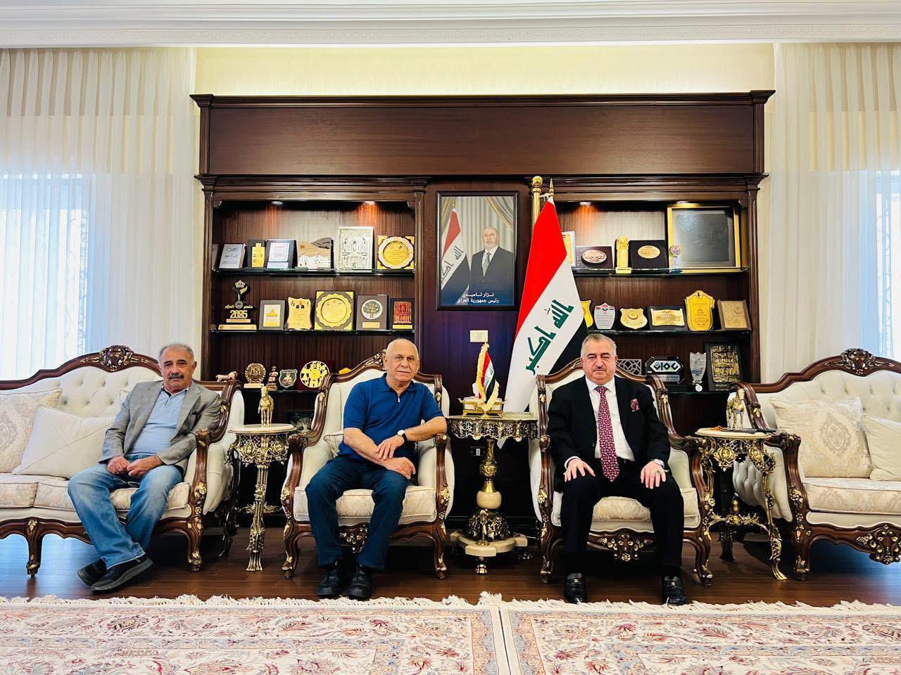 سفير جمهورية العراق لدى المملكة الأردنية الهاشمية يستقبل نائب رئيس إقليم كوردستان العراق