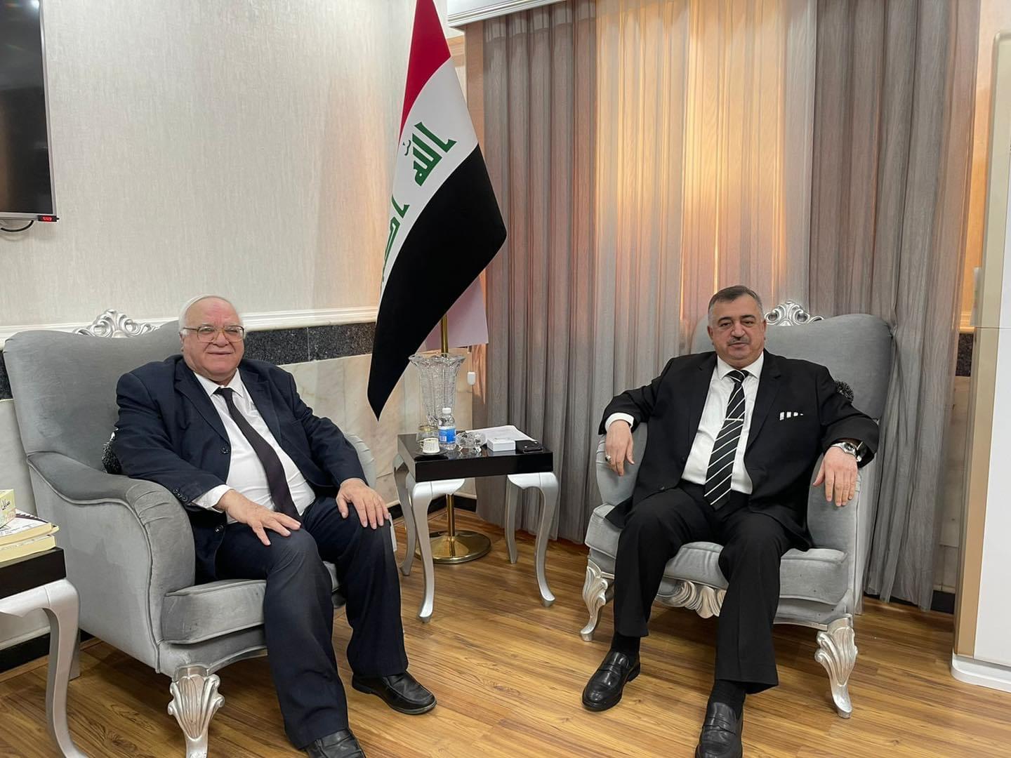 الوكيل البرزنجي يستقبل: سكرتير فخامة رئيس الجمهورية السابق، والمستشار الإقتصادي والمالي لرئيس الوزراء