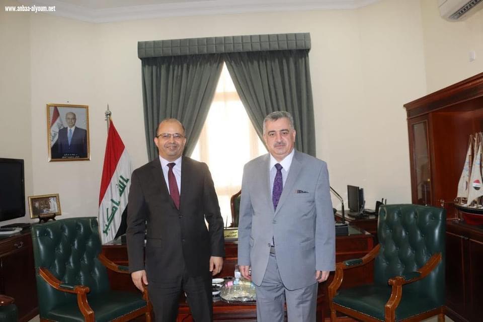 السفير البرزنجي يستقبل في مكتبه سعادة سفير الجمهورية التونسية الشقيقة لدى دولة قطر