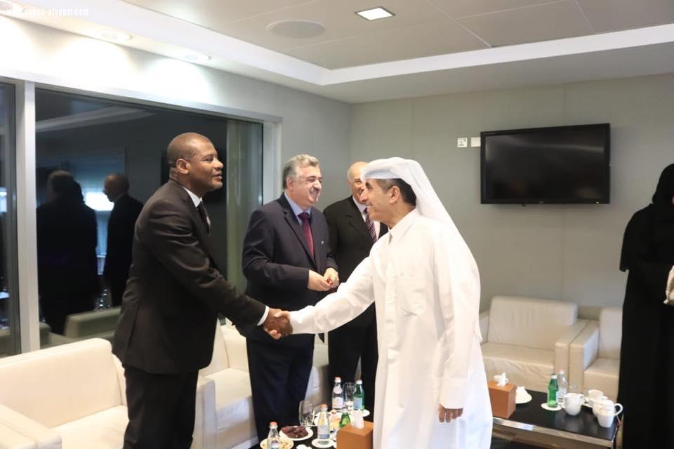 السفير عمر البرزنجي يلبي دعوة وزارة التعليم والتعليم العلي في دولة قطر الشقيقة للمشاركة في حفل اولمبياد العلوم الدولي للناشئين السادسة عشرة