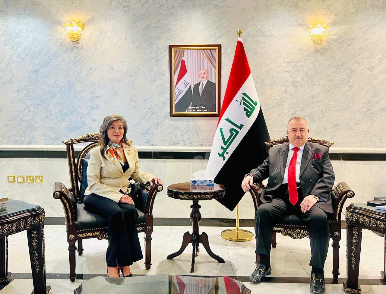 سفير جمهورية العراق لدى المملكة الأردنية الهاشمية يستقبل القنصل الفخري لجمهورية ساحل العاج لدى المملكة