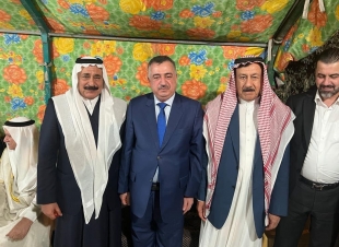 الوكيل البرزنجي يقدم واجب العزاء لقبيلة العُبيد برحيل أميرها