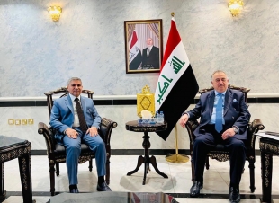 سفير جمهورية العراق لدى المملكة الأردنية الهاشمية يستقبل عضو مجلس النواب العراقي السيد طالب البيضاني