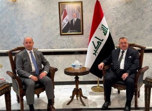 سفير جمهورية العراق لدى المملكة الأردنية الهاشمية يستقبل السفير نزار مرجان