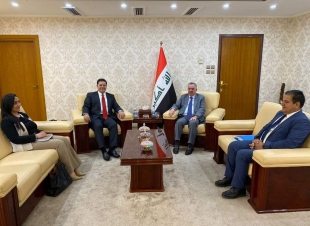  الوكيل البرزنجي يستقبل منسق مكتب التوصيات الدولية في حكومة إقليم كوردستان العراق
