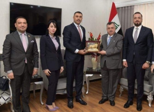 الوكيل البرزنجي يستقبل الأمين العام للمركز الدبلوماسي للدراسات والتنمية