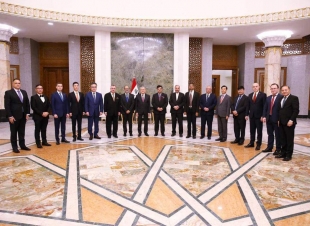 رئيس الجمهورية يستقبل عددا من سفراء الدول الآسيوية وروسيا الاتحادية المعتمدين لدى العراق