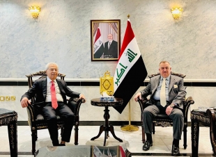 سفير جمهورية العراق لدى المملكة الأردنية الهاشمية يستقبل الأمين العام لمدرسة فلورنس لحوار الأديان والثقافات/ إيطاليا