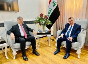 الوكيل البرزنجي يستقبل رئيس دائرة حقوق الإنسان 