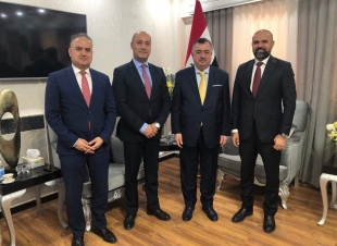الوكيل البرزنجي يستقبل الملحق العسكري العراقي المعتمد لدى الجمهورية الفرنسية