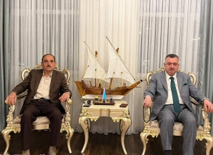 وكيل وزارة الخارجية عمر البرزنجي يستقبل النائب الاسبق في برلمان اقليم كوردستان العراق السيد حمه سعيد حمه علي