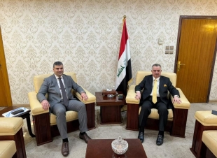 الوكيل البرزنجي يستقبل رئيس المؤسسة العراقية للسياسات الخارجية