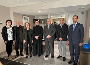 لقاء رئيس البعثة العراقية في اوتاوا مع ممثلي الطوائف المسيحية في مدينة كالكري