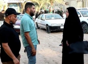 عضو الهيئة التنفيذية في مؤسسة المرقد الطاهر الدكتورة لقاء آل ياسين تتفقد المفرزة الطبية التابعة لمؤسسة المرقد الشريف