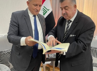 الوكيل البرزنجي يستقبل: سكرتير فخامة رئيس الجمهورية السابق، والمستشار الإقتصادي والمالي لرئيس الوزراء