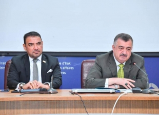 وكيل وزارة الخارجية عمر البرزنجي يلقى محاضرة بعنوان (دبلوماسية الأديان) في معهد الخدمة الخارجية