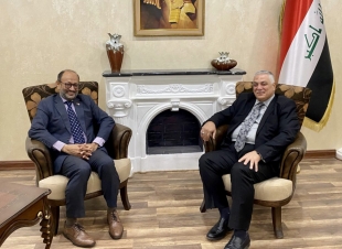 رئيس دائرة آسيا وأستراليا يلتقي السفير البنغلاديشيّ لدى العراق