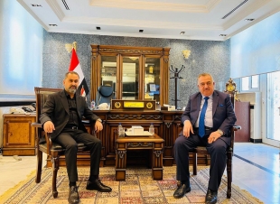 سفير جمهورية العراق لدى المملكة الأردنية الهاشمية يستقبل الصحفي والمنسق الإعلامي شيركو عبدالله
